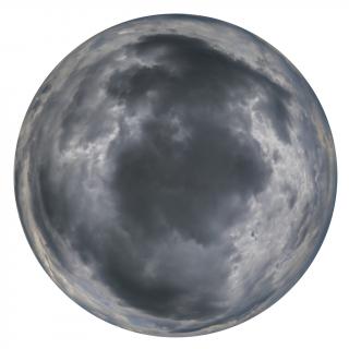 HDRi Skydome of Overcast Sky 12K